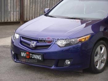 1 399 р. Планка решетки радиатора Sport var №1 (под логотип H) Honda Accord 8 CU седан дорестайлинг (2008-2011)  с доставкой в г. Керчь. Увеличить фотографию 3