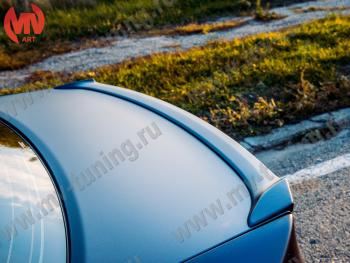 4 199 р. Лип спойлер на крышку багажника MV-Tuning  Honda Accord  8 CU (2008-2013) седан дорестайлинг, седан рестайлинг (Неокрашенный)  с доставкой в г. Керчь. Увеличить фотографию 4