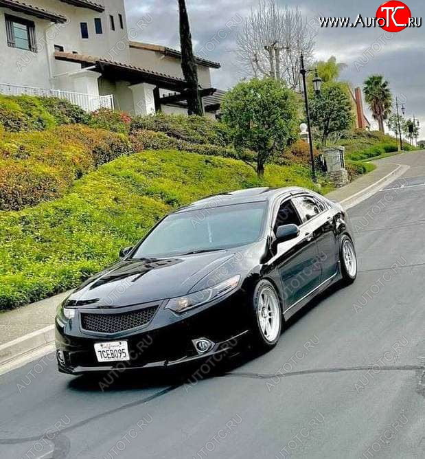 4 499 р. Решётка радиатора Sport  Honda Accord ( 8 CU,  8 CW) (2011-2013) седан рестайлинг, универсал рестайлинг (Без сетки, Неокрашенная)  с доставкой в г. Керчь