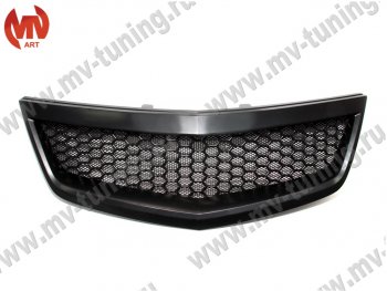 5 349 р. Решётка радиатора Sport  Honda Accord ( 8 CU,  8 CW) (2011-2013) седан рестайлинг, универсал рестайлинг (С сеткой, Неокрашенная)  с доставкой в г. Керчь. Увеличить фотографию 3