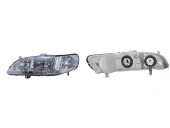 Левая фара SAT (сингапурец, Евросвет) Honda Accord 6 CF седан дорестайлинг (1997-2000)