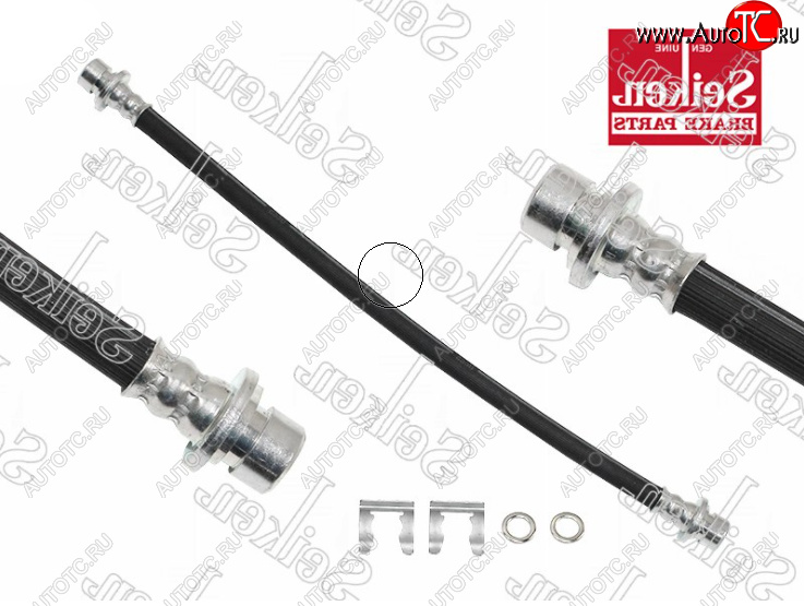 629 р. Правый задний тормозной шланг SEIKEN Honda Airwave 1 GJ дорестайлинг (2003-2008)  с доставкой в г. Керчь