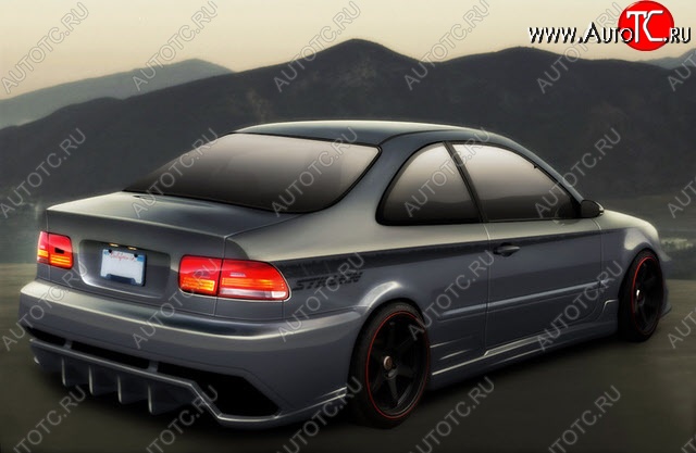 25 899 р. Задний бампер Carzone Honda Civic EG седан (1992-1995)  с доставкой в г. Керчь