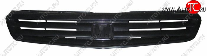 1 879 р. Решётка радиатора SAT  Honda Civic  EJ,EK,EM (1998-2000) седан рестайлинг, хэтчбэк 3 дв. рестайлинг (Черная)  с доставкой в г. Керчь