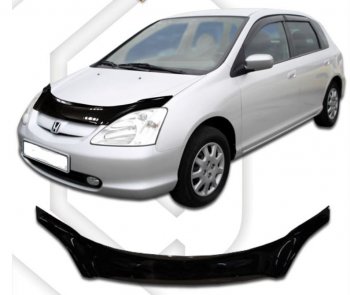 Дефлектор капота HB (EU1-EU4, EP3) CA-Plastic Honda Civic  ES (2000-2003) седан дорестайлинг