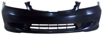 Передний бампер стандартный SAT Honda Civic  ES (2003-2006) седан рестайлинг