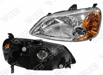 Правая фара (евросвет) TYC Honda Civic  ES (2000-2006) седан дорестайлинг, седан рестайлинг