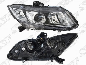 Правая передняя фара SAT (под ксенон) Honda Civic  FB (2011-2016) седан