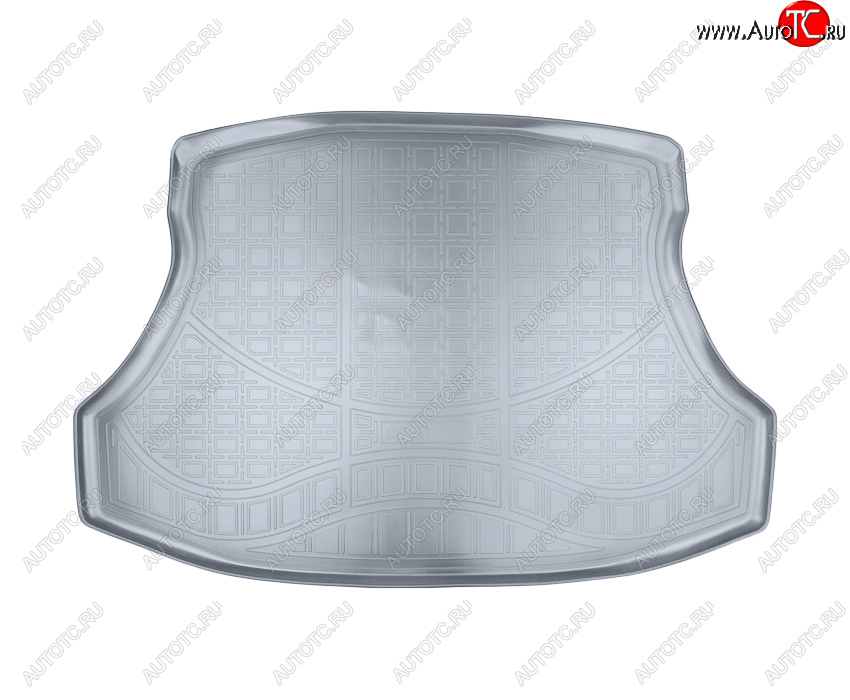 2 359 р. Коврик багажника Norplast Unidec  Honda Civic  FB (2011-2016) седан (Цвет: серый)  с доставкой в г. Керчь