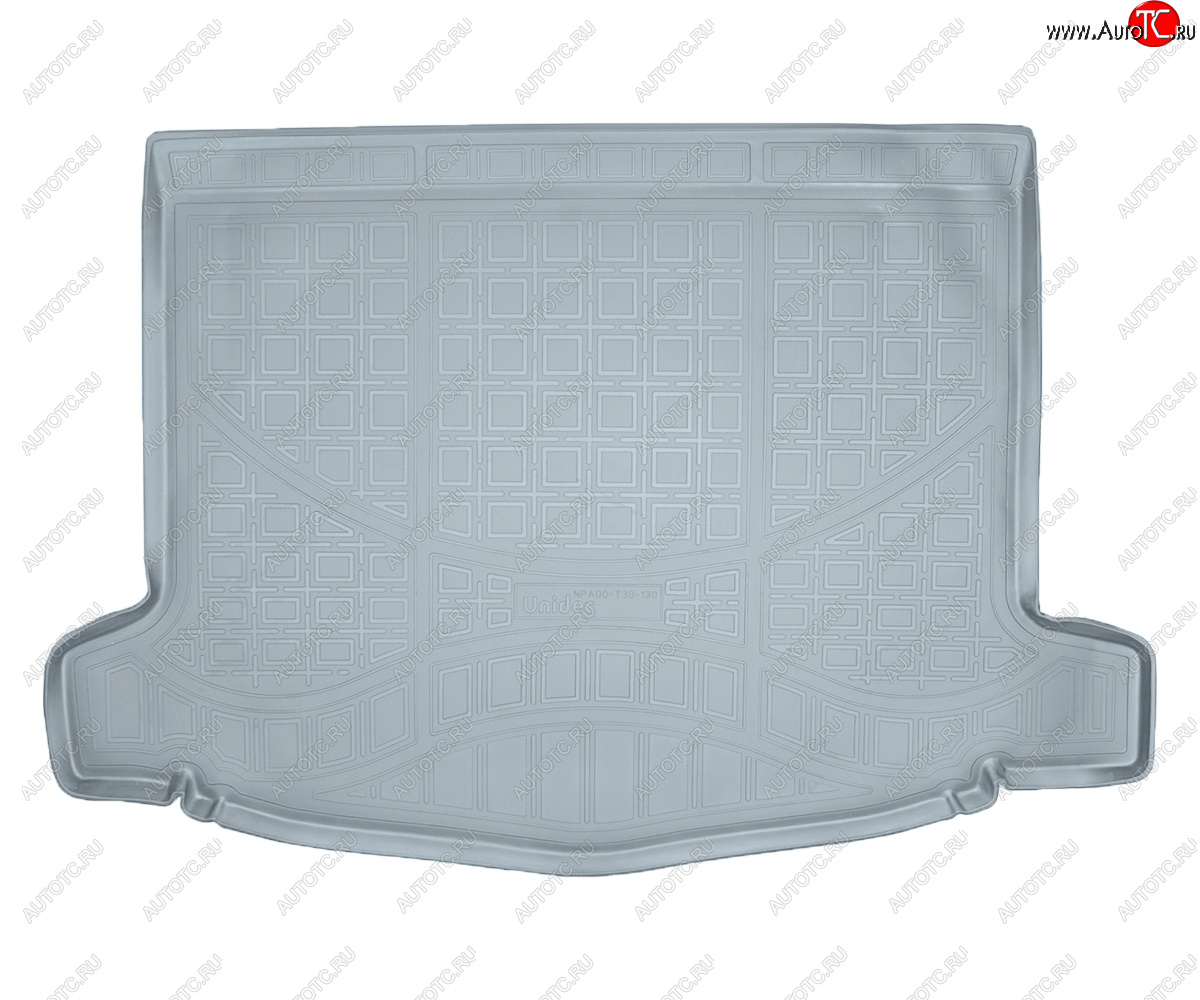 2 199 р. Коврик багажника Norplast Unidec  Honda Civic  FK2 (2011-2016) хэтчбэк 5 дв. (Серый)  с доставкой в г. Керчь