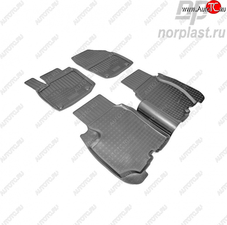 2 589 р. Комплект салонных ковриков 5-дв. Norplast Honda Civic FK2 хэтчбэк 5 дв. (2011-2016)  с доставкой в г. Керчь