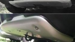 10 349 р. Накладка на передний бампер CT Honda CR-V RE1,RE2,RE3,RE4,RE5,RE7 рестайлинг (2009-2012) (Неокрашенная)  с доставкой в г. Керчь. Увеличить фотографию 2