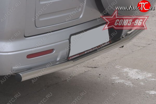7 289 р. Защита заднего бампера Souz-96 (d42) Honda CR-V RE1,RE2,RE3,RE4,RE5,RE7 дорестайлинг (2007-2010)  с доставкой в г. Керчь