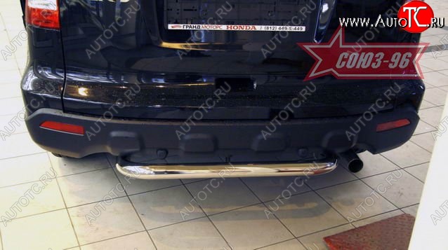 14 649 р. Защита заднего бампера Souz-96 (d60) Honda CR-V RE1,RE2,RE3,RE4,RE5,RE7 рестайлинг (2009-2012)  с доставкой в г. Керчь