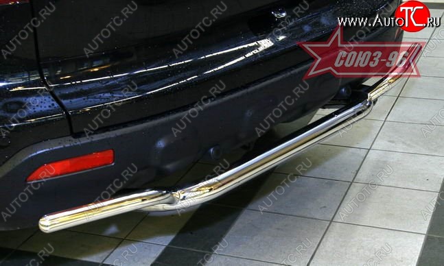 11 249 р. Защита заднего бампера Souz-96 (d60/42) Honda CR-V RE1,RE2,RE3,RE4,RE5,RE7 дорестайлинг (2007-2010)  с доставкой в г. Керчь