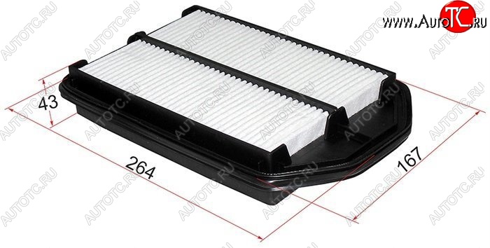 369 р. Фильтр воздушный двигателя SAT  Honda CR-V  RE1,RE2,RE3,RE4,RE5,RE7 (2007-2012) дорестайлинг, рестайлинг  с доставкой в г. Керчь