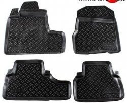 Комплект ковриков в салон Aileron 4 шт. (полиуретан) Honda CR-V  RE1,RE2,RE3,RE4,RE5,RE7 (2007-2010) дорестайлинг