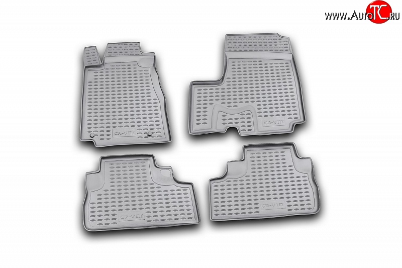 2 759 р. Коврики в салон Element 4 шт. (полиуретан) Honda CR-V RE1,RE2,RE3,RE4,RE5,RE7 дорестайлинг (2007-2010)  с доставкой в г. Керчь