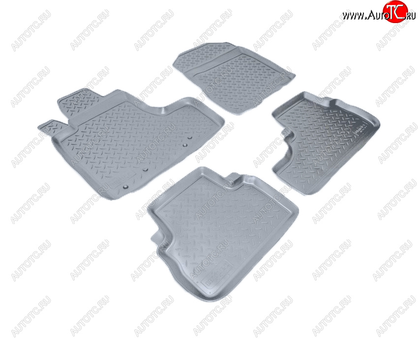 3 199 р. Коврики салона Norplast Unidec  Honda CR-V  RE1,RE2,RE3,RE4,RE5,RE7 (2007-2012) дорестайлинг, рестайлинг (Цвет: серый)  с доставкой в г. Керчь