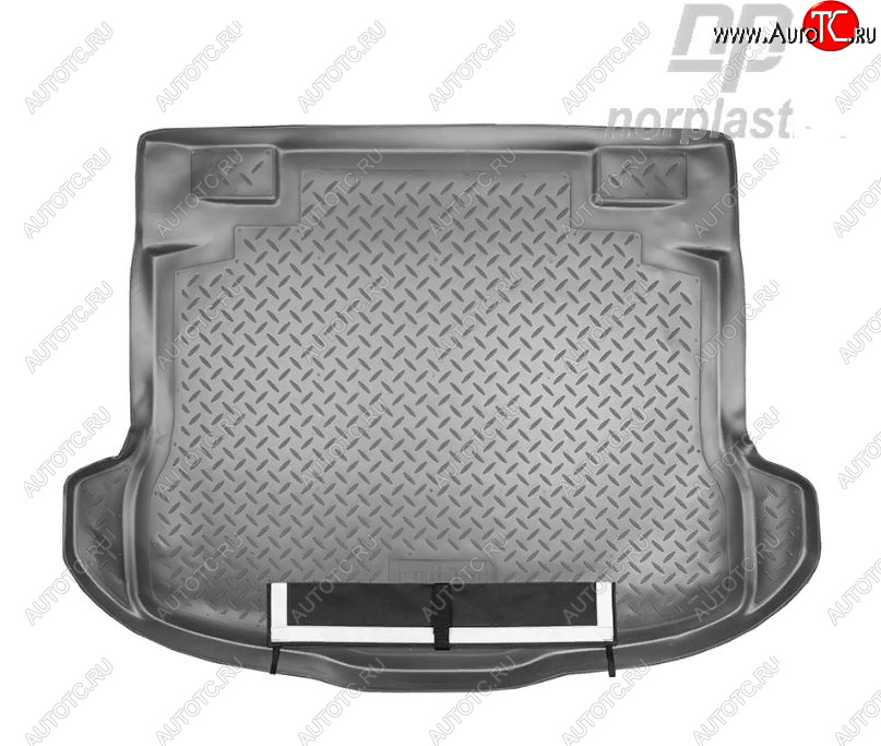3 199 р. Коврик багажника Norplast Unidec  Honda CR-V  RE1,RE2,RE3,RE4,RE5,RE7 (2007-2012) дорестайлинг, рестайлинг (Черный с погрузочным ковриком (фартуком))  с доставкой в г. Керчь