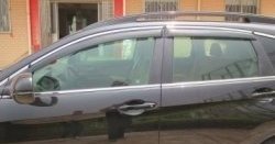5 349 р. Комплект дефлекторов окон СТ Honda CR-V RM1,RM3,RM4 дорестайлинг (2012-2015)  с доставкой в г. Керчь. Увеличить фотографию 2