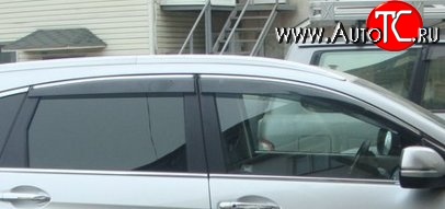 439 р. Комплект дефлекторов окон (ветровиков) 4 шт. Novline (акрил) Honda CR-V RM1,RM3,RM4 дорестайлинг (2012-2015)  с доставкой в г. Керчь