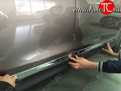 8 049 р. Молдинги CT Honda CR-V RM1,RM3,RM4 дорестайлинг (2012-2015) (Неокрашенные)  с доставкой в г. Керчь