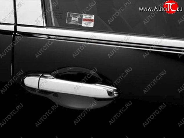 2 149 р. Накладки на внешние ручки дверей СТ Honda CR-V RM1,RM3,RM4 дорестайлинг (2012-2015) (Неокрашенные)  с доставкой в г. Керчь