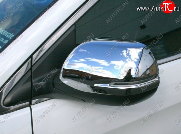 4 199 р. Накладки на зеркала СТ Honda CR-V RM1,RM3,RM4 дорестайлинг (2012-2015) (Неокрашенные)  с доставкой в г. Керчь