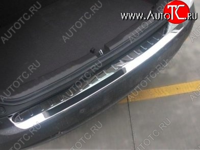 5 949 р. Защитная накладка на задний бампер СТ Honda CR-V RM1,RM3,RM4 дорестайлинг (2012-2015)  с доставкой в г. Керчь