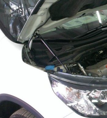 4 199 р. Упоры капота Pomogator  Honda CR-V  RM1,RM3,RM4 (2012-2015) дорестайлинг  с доставкой в г. Керчь. Увеличить фотографию 3