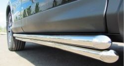 33 899 р. Защита порогов из круглой трубы диаметром 42 мм SLITKOFF Honda CR-V RM1,RM3,RM4 дорестайлинг (2012-2015)  с доставкой в г. Керчь. Увеличить фотографию 3