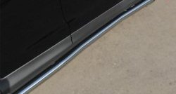 76 999 р. Защита порогов из круглой трубы диаметром 63 мм Russtal Honda CR-V RM1,RM3,RM4 дорестайлинг (2012-2015) (Защита порогов с со скосами на торцах (вариант 1))  с доставкой в г. Керчь. Увеличить фотографию 10