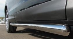76 999 р. Защита порогов из круглой трубы диаметром 63 мм Russtal Honda CR-V RM1,RM3,RM4 дорестайлинг (2012-2015) (Защита порогов с со скосами на торцах (вариант 1))  с доставкой в г. Керчь. Увеличить фотографию 11