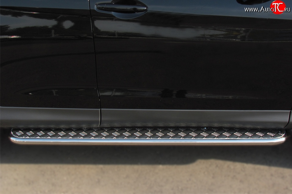 24 649 р. Широкая защита порогов SLITKOFF  Honda CR-V  RM1,RM3,RM4 (2012-2015) дорестайлинг  с доставкой в г. Керчь