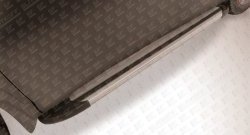 Алюминиевые пороги Slitkoff Luxe Silver Honda CR-V  RM1,RM3,RM4 (2012-2015) дорестайлинг