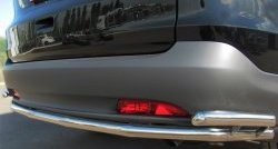 18 299 р. Защита заднего бампера (Ø42 мм с уголками, нержавейка) SLITKOFF Honda CR-V RM1,RM3,RM4 дорестайлинг (2012-2015)  с доставкой в г. Керчь. Увеличить фотографию 3