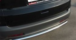 13 449 р. Одинарная защита заднего бампера из трубы диаметром 63 мм SLITKOFF  Honda CR-V  RM1,RM3,RM4 (2012-2015) дорестайлинг  с доставкой в г. Керчь. Увеличить фотографию 2