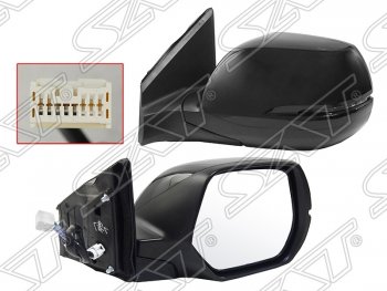 Боковое левое зеркало заднего вида SAT (указатель поворота, 5 контактов) Honda CR-V  RM1,RM3,RM4 (2012-2015) дорестайлинг