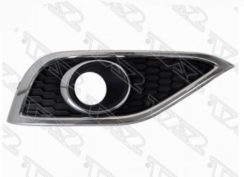 Правая оправа противотуманной фары SAT (хром) Honda CR-V  RM1,RM3,RM4 (2012-2015) дорестайлинг