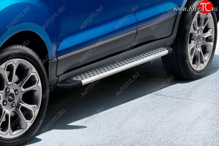 17 399 р. Пороги алюминиевые Slitkoff Honda CR-V RM1,RM3,RM4 дорестайлинг (2012-2015) (Standart Silver)  с доставкой в г. Керчь