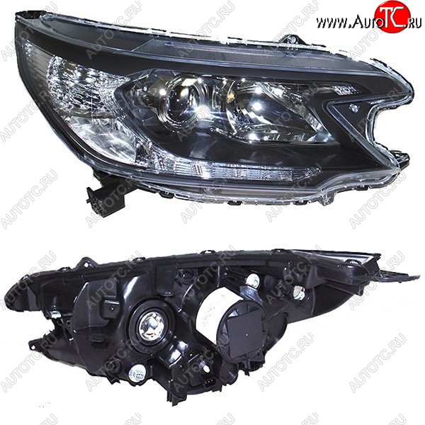 6 649 р. Правая фара SAT  Honda CR-V  RM1,RM3,RM4 (2012-2015) дорестайлинг (Под ксенон, с электрокорректором)  с доставкой в г. Керчь