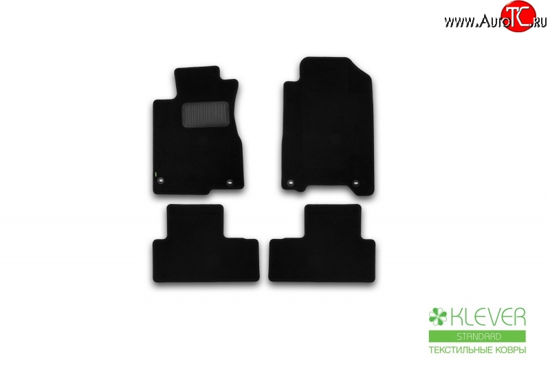 339 р. Коврики в салон Klever Standart. (текстиль) Honda CR-V RM1,RM3,RM4 дорестайлинг (2012-2015) (для обычного авто)  с доставкой в г. Керчь