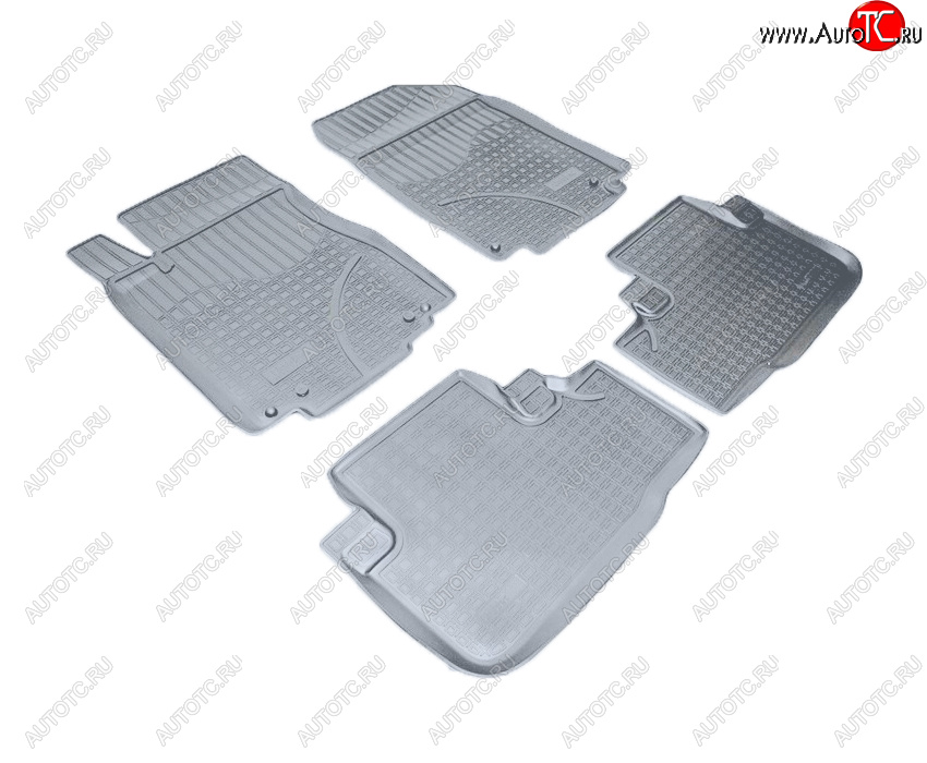 3 299 р. Коврики салона Norplast Unidec  Honda CR-V  RM1,RM3,RM4 (2012-2018) дорестайлинг, рестайлинг (Цвет: серый)  с доставкой в г. Керчь