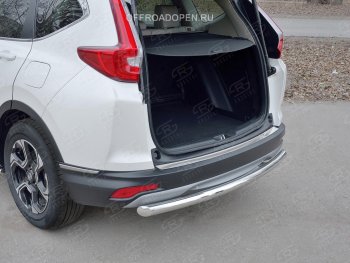 2 749 р. Накладка на задний бампер Russtal (лист) Honda CR-V RW,RT дорестайлинг (2016-2020)  с доставкой в г. Керчь. Увеличить фотографию 3