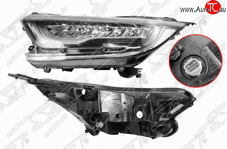 14 449 р. Левая передняя фара SAT (диодная, с электрокорректором) Honda CR-V RW,RT дорестайлинг (2016-2020)  с доставкой в г. Керчь