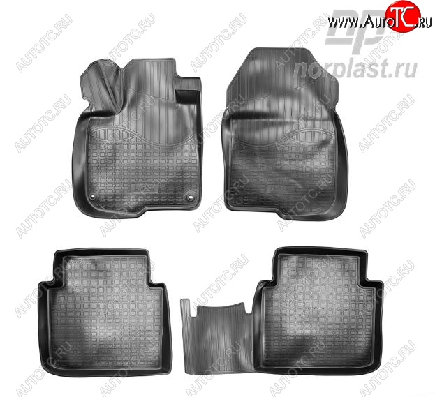 2 499 р. Коврики салонные Noplast  Honda CR-V  RW,RT (2016-2022) дорестайлинг, рестайлинг  с доставкой в г. Керчь
