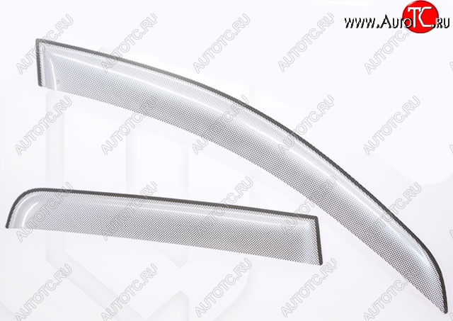 2 399 р. Дефлектора окон CA-Plastic Honda CR-V RD1,RD2,RD3 рестайлинг (1999-2001) (Шелкография серебро, Без хром.молдинга)  с доставкой в г. Керчь