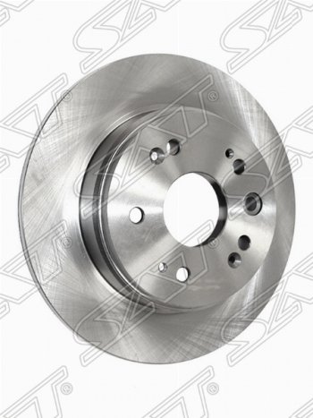 Диск тормозной задний SAT (не вентилируемый, d 282 мм) Honda CR-V RD4,RD5,RD6,RD7,RD9  дорестайлинг (2001-2004)