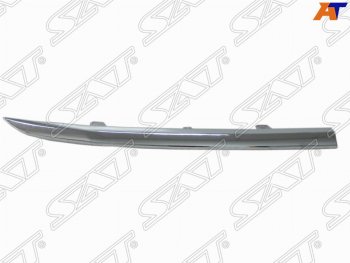 Центральный правый молдинг решетки радиатора SAT Honda CR-V RM1,RM3,RM4 дорестайлинг (2012-2015) (хром)
